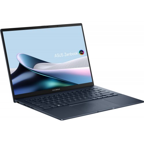 Купити Ноутбук Asus Zenbook 14 OLED UX3405MA-QD055W (90NB11R1-M002E0) Ponder Blue - ціна в Києві, Львові, Вінниці, Хмельницькому, Франківську, Україні | інтернет-магазин TELEMART.UA фото