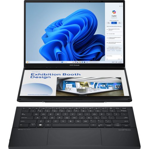 Купити Ноутбук Asus Zenbook DUO UX8406 UX8406MA-PZ043X (90NB12U1-M001K0) Inkwell Gray - ціна в Києві, Львові, Вінниці, Хмельницькому, Франківську, Україні | інтернет-магазин TELEMART.UA фото