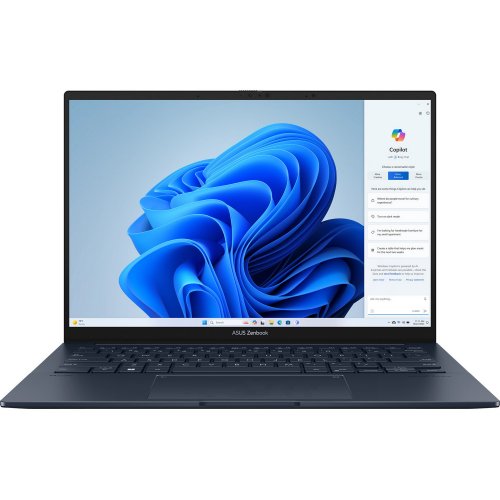 Купить Ноутбук Asus Zenbook 14 OLED UX3405MA-PP301X (90NB11R1-M00DH0) Ponder Blue - цена в Харькове, Киеве, Днепре, Одессе
в интернет-магазине Telemart фото