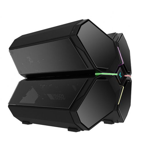 Корпус Deepcool QUADSTELLAR INFINITY без БЖ (R-QUADSTELLAR-G-1) Black (Відновлено продавцем, 657516) купити з перевіркою сумісності: огляд, характеристики, ціна у Києві, Львові, Вінниці, Хмельницькому, Івано-Франківську, Україні | інтернет-магазин TELEMART.UA фото