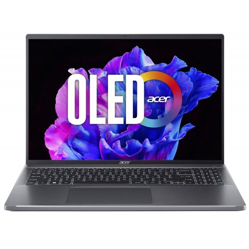 Купити Ноутбук Acer Swift Go 16 SFG16-71 (NX.KFSEU.001) Steel Gray - ціна в Києві, Львові, Вінниці, Хмельницькому, Франківську, Україні | інтернет-магазин TELEMART.UA фото