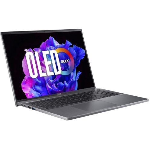 Купити Ноутбук Acer Swift Go 16 SFG16-71 (NX.KFSEU.001) Steel Gray - ціна в Києві, Львові, Вінниці, Хмельницькому, Франківську, Україні | інтернет-магазин TELEMART.UA фото