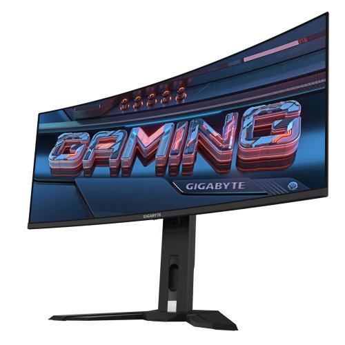 Купити Монітор Gigabyte 34" MO34WQC2 Black - ціна в Києві, Львові, Вінниці, Хмельницькому, Франківську, Україні | інтернет-магазин TELEMART.UA фото