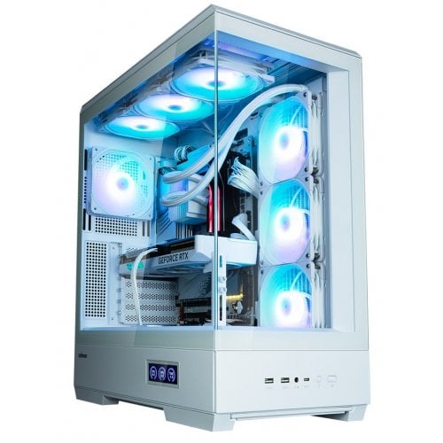 Купить Корпус Zalman P50 DS Tempered Glass без БП White с проверкой совместимости: обзор, характеристики, цена в Киеве, Днепре, Одессе, Харькове, Украине | интернет-магазин TELEMART.UA фото