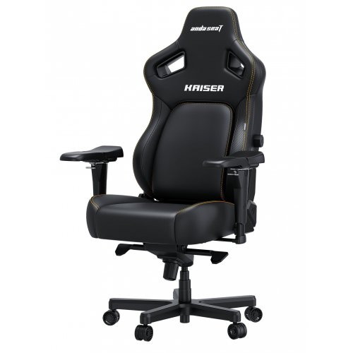 Купить Игровое кресло Anda Seat Kaiser 4 XL (AD12YDDC-XLL-20-B-PV/C) Black - цена в Харькове, Киеве, Днепре, Одессе
в интернет-магазине Telemart фото