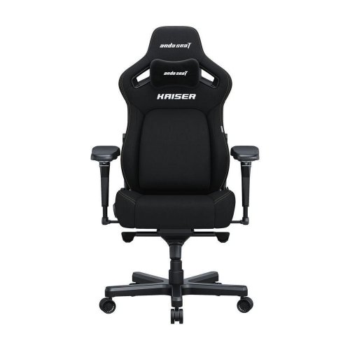 Ігрове крісло Anda Seat Kaiser 4 XL Fabric (AD12YDDC-XLL-20-B-CF) Black купити в Україні: Київ, Львів, Хмельницький, Тернопіль, Івано-Франківськ | Низька ціна, відгуки, характеристики від TELEMART фото