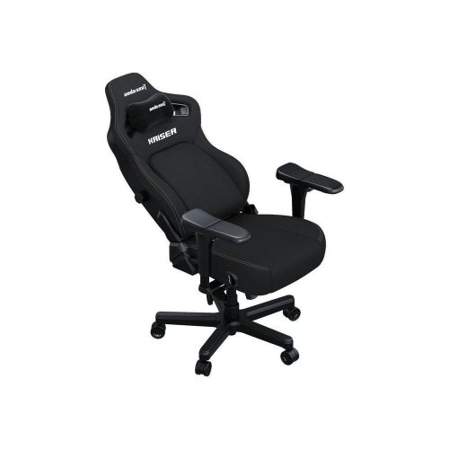 Ігрове крісло Anda Seat Kaiser 4 XL Fabric (AD12YDDC-XLL-20-B-CF) Black купити в Україні: Київ, Львів, Хмельницький, Тернопіль, Івано-Франківськ | Низька ціна, відгуки, характеристики від TELEMART фото