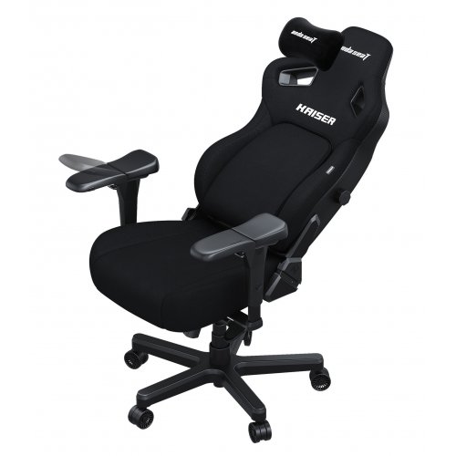 Купити Ігрове крісло Anda Seat Kaiser 4 XL Fabric (AD12YDDC-XLL-20-B-CF) Black - ціна в Києві, Львові, Вінниці, Хмельницькому, Франківську, Україні | інтернет-магазин TELEMART.UA фото