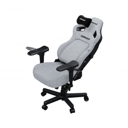 Ігрове крісло Anda Seat Kaiser 4 XL Fabric (AD12YDDC-XLL-20-G-CF) Gray купити в Україні: Київ, Львів, Хмельницький, Тернопіль, Івано-Франківськ | Низька ціна, відгуки, характеристики від TELEMART фото