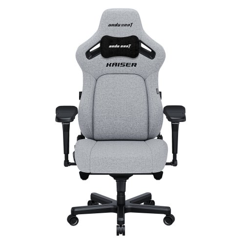 Купить Игровое кресло Anda Seat Kaiser 4 XL Fabric (AD12YDDC-XLL-20-G-CF) Gray - цена в Харькове, Киеве, Днепре, Одессе
в интернет-магазине Telemart фото