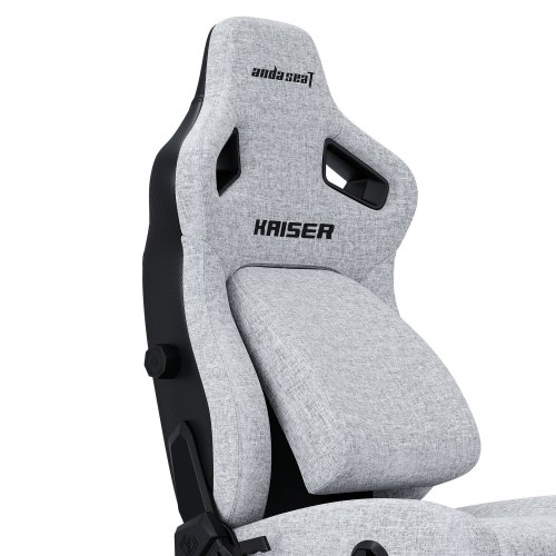 Купити Ігрове крісло Anda Seat Kaiser 4 XL Fabric (AD12YDDC-XLL-20-G-CF) Gray - ціна в Києві, Львові, Вінниці, Хмельницькому, Франківську, Україні | інтернет-магазин TELEMART.UA фото