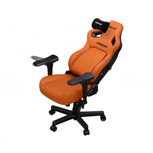 Игровое кресло Anda Seat Kaiser 4 XL (AD12YDDC-XLL-20-O-PV/C) Orange купить в Украине: Киев, Днепр, Харьков, Одесса  | Низкая цена, отзывы, характеристики от TELEMART фото