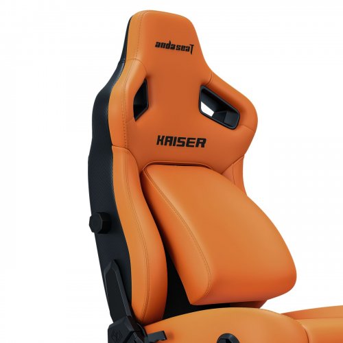 Игровое кресло Anda Seat Kaiser 4 XL (AD12YDDC-XLL-20-O-PV/C) Orange купить в Украине: Киев, Днепр, Харьков, Одесса  | Низкая цена, отзывы, характеристики от TELEMART фото