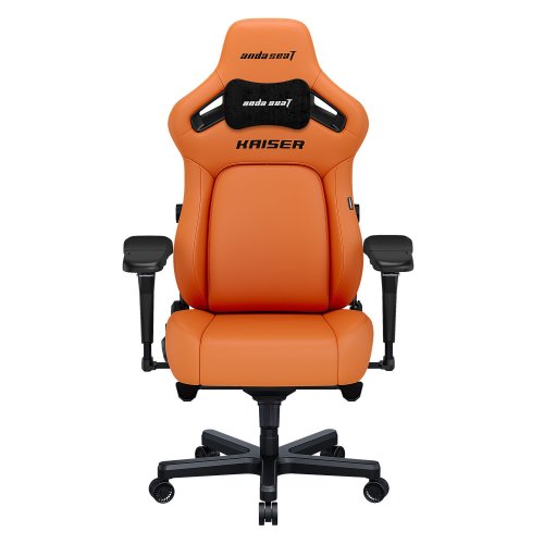 Купить Игровое кресло Anda Seat Kaiser 4 XL (AD12YDDC-XLL-20-O-PV/C) Orange - цена в Харькове, Киеве, Днепре, Одессе
в интернет-магазине Telemart фото