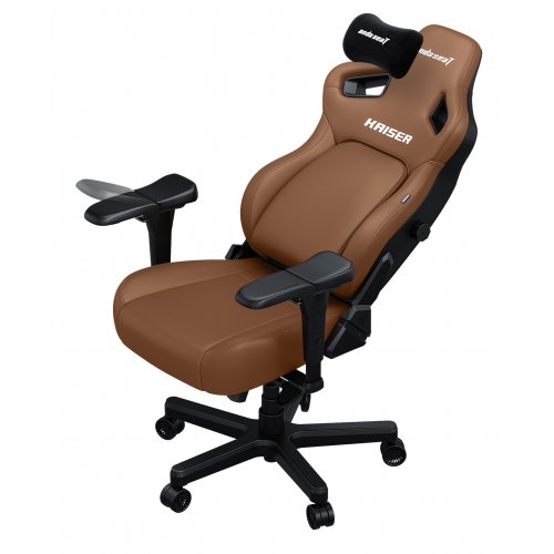 Купити Ігрове крісло Anda Seat Kaiser 4 XL (AD12YDDC-XLL-20-K-PV/C) Brown - ціна в Києві, Львові, Вінниці, Хмельницькому, Франківську, Україні | інтернет-магазин TELEMART.UA фото