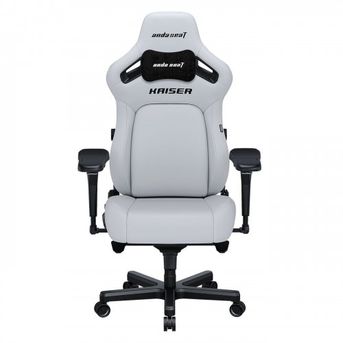 Игровое кресло Anda Seat Kaiser 4 XL (AD12YDDC-XLL-20-W-PV/C) White купить в Украине: Киев, Днепр, Харьков, Одесса  | Низкая цена, отзывы, характеристики от TELEMART фото