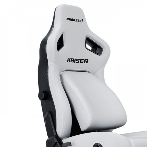 Игровое кресло Anda Seat Kaiser 4 XL (AD12YDDC-XLL-20-W-PV/C) White купить в Украине: Киев, Днепр, Харьков, Одесса  | Низкая цена, отзывы, характеристики от TELEMART фото