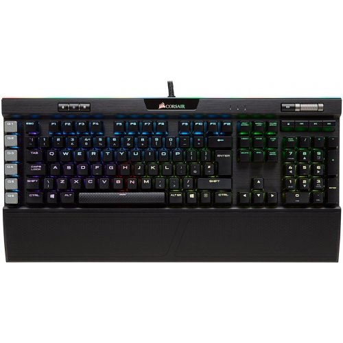 Купити Клавіатура Corsair K95 RGB Platinum Cherry MX Speed Black (CH-9127014-NA) - ціна в Києві, Львові, Вінниці, Хмельницькому, Франківську, Україні | інтернет-магазин TELEMART.UA фото