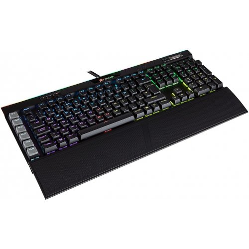 Купити Клавіатура Corsair K95 RGB Platinum Cherry MX Speed Black (CH-9127014-NA) - ціна в Києві, Львові, Вінниці, Хмельницькому, Франківську, Україні | інтернет-магазин TELEMART.UA фото