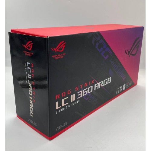 Купить Готовая сво Asus ROG Strix LC II 360 ARGB (90RC00F1-M0UAY4) (Восстановлено продавцом, 659215) с проверкой совместимости: обзор, характеристики, цена в Киеве, Днепре, Одессе, Харькове, Украине | интернет-магазин TELEMART.UA фото