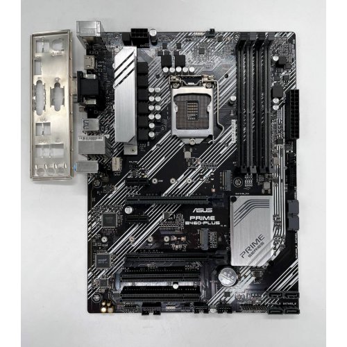 Купить Материнская плата Asus PRIME B460-PLUS (s1200, Intel B460) (Восстановлено продавцом, 659260) с проверкой совместимости: обзор, характеристики, цена в Киеве, Днепре, Одессе, Харькове, Украине | интернет-магазин TELEMART.UA фото