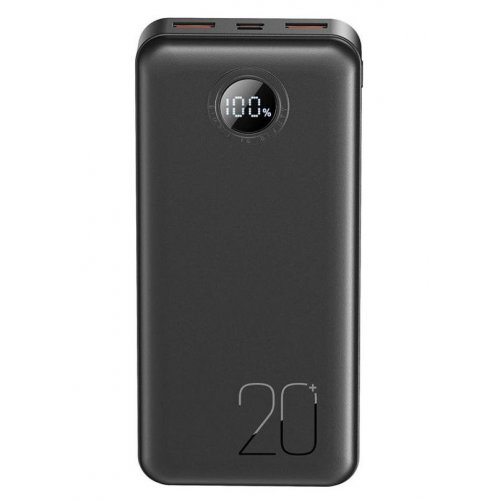 Купити Powerbank XO PR239 20000mAh 22.5W Black - ціна в Києві, Львові, Вінниці, Хмельницькому, Франківську, Україні | інтернет-магазин TELEMART.UA фото