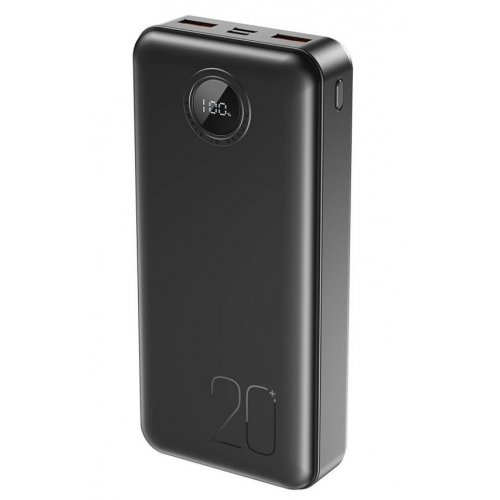 Купити Powerbank XO PR239 20000mAh 22.5W Black - ціна в Києві, Львові, Вінниці, Хмельницькому, Франківську, Україні | інтернет-магазин TELEMART.UA фото