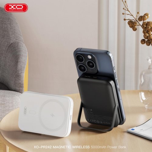 Купити Powerbank XO PR242 5000mAh 20W Black - ціна в Києві, Львові, Вінниці, Хмельницькому, Франківську, Україні | інтернет-магазин TELEMART.UA фото