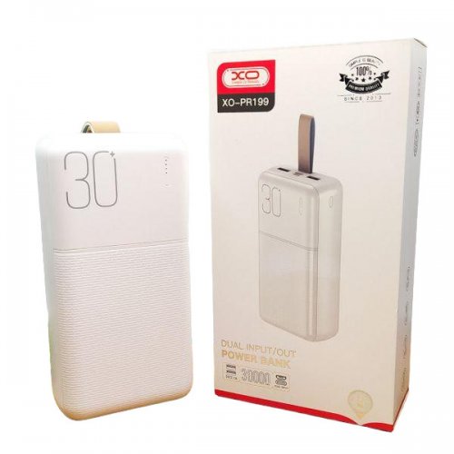 Купить Powerbank XO PR199 30000mAh 10.5W White - цена в Харькове, Киеве, Днепре, Одессе
в интернет-магазине Telemart фото