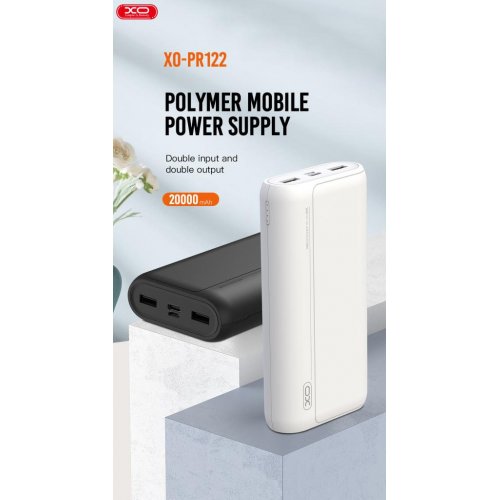 Купить Powerbank XO PR122 20000mAh 10W Black - цена в Харькове, Киеве, Днепре, Одессе
в интернет-магазине Telemart фото