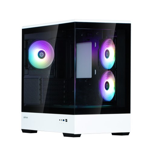 Фото Корпус Zalman P30 Tempered Glass без БП Black/White