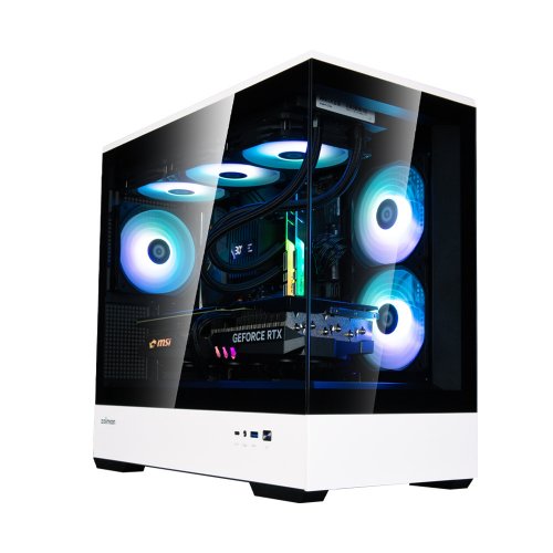 Photo Zalman P30 Tempered Glass without PSU Black/White