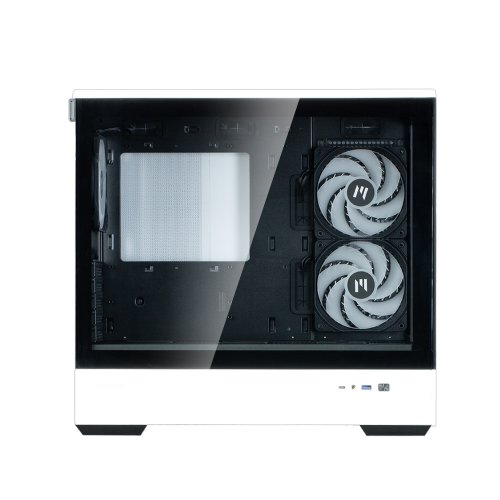 Фото Корпус Zalman P30 Tempered Glass без БП Black/White