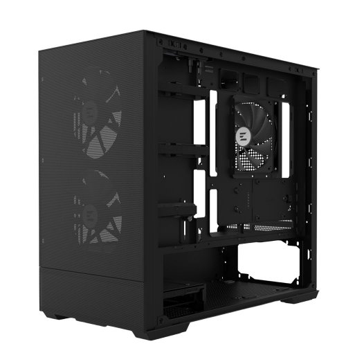 Корпус Zalman P30 AIR Tempered Glass без БЖ Black купити з перевіркою сумісності: огляд, характеристики, ціна у Києві, Львові, Вінниці, Хмельницькому, Івано-Франківську, Україні | інтернет-магазин TELEMART.UA фото