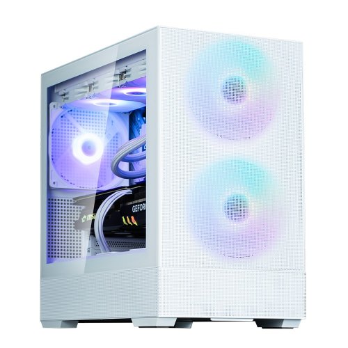 Фото Корпус Zalman P30 AIR Tempered Glass без БЖ White