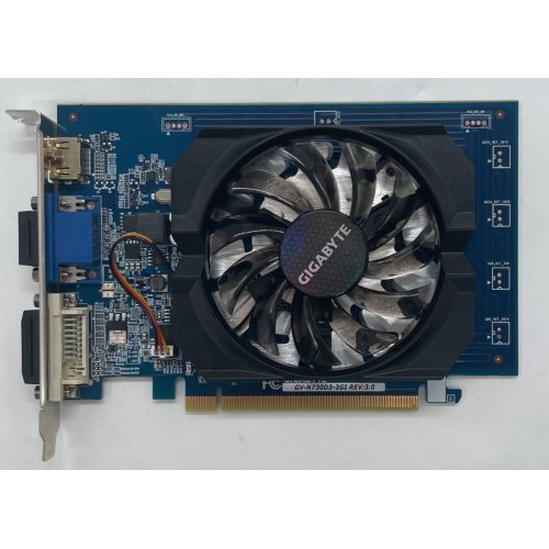 Купить Видеокарта Gigabyte GeForce GT 730 Low profile 2048MB (GV-N730D5-2GL) (Восстановлено продавцом, 659635) с проверкой совместимости: обзор, характеристики, цена в Киеве, Днепре, Одессе, Харькове, Украине | интернет-магазин TELEMART.UA фото