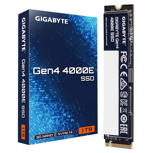 SSD-диск Gigabyte Gen4 4000E 3D NAND 1TB M.2 (2280 PCI-E) NVMe 1.4 (G440E1TB) купити з перевіркою сумісності: огляд, характеристики, ціна у Києві, Львові, Вінниці, Хмельницькому, Івано-Франківську, Україні | інтернет-магазин TELEMART.UA фото