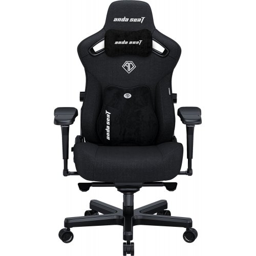 Ігрове крісло Anda Seat Kaiser 3 Pro XL (AD12YDC-XL-01-B-CF-B02) Black купити в Україні: Київ, Львів, Хмельницький, Тернопіль, Івано-Франківськ | Низька ціна, відгуки, характеристики від TELEMART фото