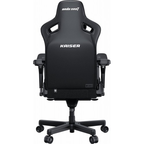 Ігрове крісло Anda Seat Kaiser 3 Pro XL (AD12YDC-XL-01-B-CF-B02) Black купити в Україні: Київ, Львів, Хмельницький, Тернопіль, Івано-Франківськ | Низька ціна, відгуки, характеристики від TELEMART фото