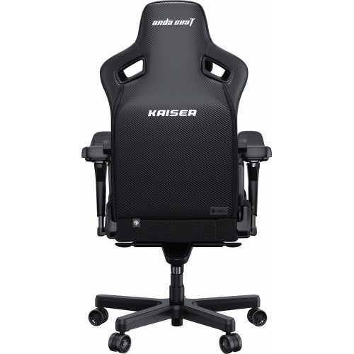 Купити Ігрове крісло Anda Seat Kaiser 3 Pro XL (AD12YDC-XL-01-B-CF-B02) Black - ціна в Києві, Львові, Вінниці, Хмельницькому, Франківську, Україні | інтернет-магазин TELEMART.UA фото