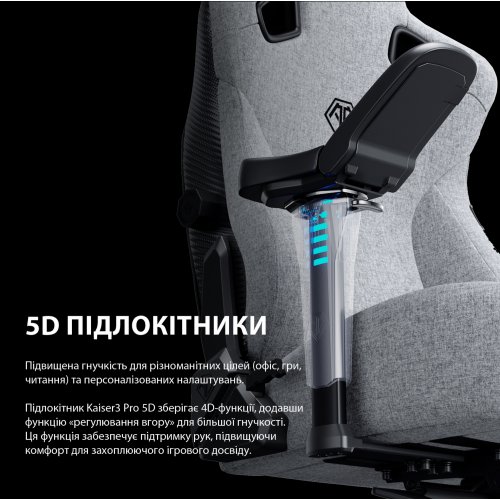 Купити Ігрове крісло Anda Seat Kaiser 3 Pro XL (AD12YDC-XL-01-B-CF-B02) Black - ціна в Києві, Львові, Вінниці, Хмельницькому, Франківську, Україні | інтернет-магазин TELEMART.UA фото