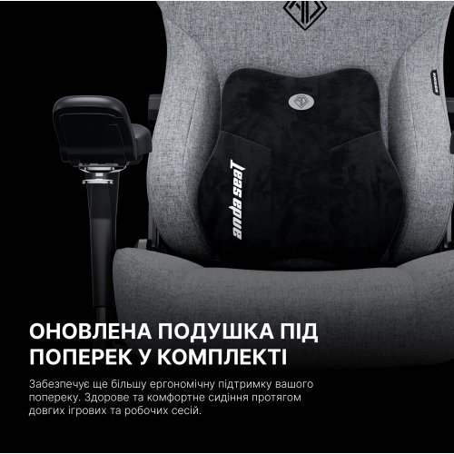 Купить Игровое кресло Anda Seat Kaiser 3 Pro XL (AD12YDC-XL-01-B-CF-B02) Black - цена в Харькове, Киеве, Днепре, Одессе
в интернет-магазине Telemart фото