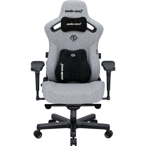 Купити Ігрове крісло Anda Seat Kaiser 3 Pro XL (AD12YDC-XL-01-G-PV/F-G02) Grey - ціна в Києві, Львові, Вінниці, Хмельницькому, Франківську, Україні | інтернет-магазин TELEMART.UA фото