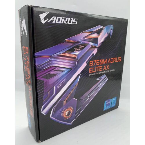 Купить Материнская плата Gigabyte B760M AORUS ELITE AX (s1700, Intel B760) (Восстановлено продавцом, 660063) с проверкой совместимости: обзор, характеристики, цена в Киеве, Днепре, Одессе, Харькове, Украине | интернет-магазин TELEMART.UA фото