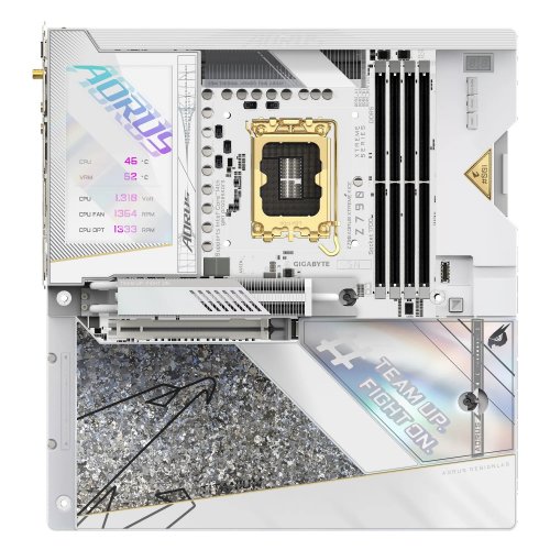 Photo Motherboard Gigabyte Z790 AORUS XTREME X ICE (s1700, Intel Z790)