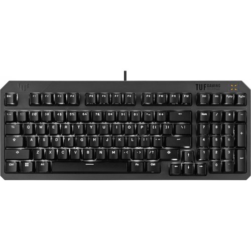 Купити Клавіатура Asus TUF Gaming K3 Gen II Opti-Mech RGB Red Switches (90MP0390-BKMA00) Black - ціна в Києві, Львові, Вінниці, Хмельницькому, Франківську, Україні | інтернет-магазин TELEMART.UA фото