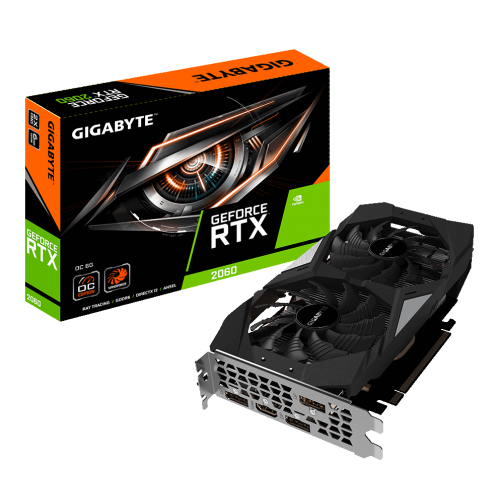 Купить Видеокарта Gigabyte GeForce RTX 2060 OC 6144MB (GV-N2060OC-6GD) (Восстановлено продавцом, 660534) с проверкой совместимости: обзор, характеристики, цена в Киеве, Днепре, Одессе, Харькове, Украине | интернет-магазин TELEMART.UA фото