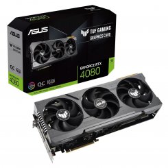 Видеокарта Asus TUF GeForce RTX 4080 Gaming OC 16384MB (TUF-RTX4080-O16G-GAMING) (Восстановлено продавцом, 660677)