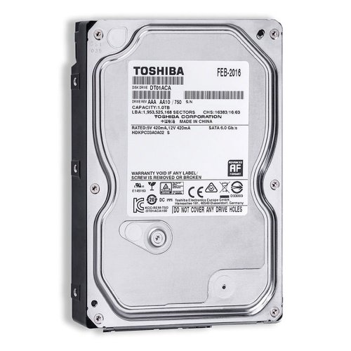 Жорсткий диск Toshiba 1TB 32MB 7200RPM 3.5" (DT01ACA100) (Відновлено продавцем, 660694) купити з перевіркою сумісності: огляд, характеристики, ціна у Києві, Львові, Вінниці, Хмельницькому, Івано-Франківську, Україні | інтернет-магазин TELEMART.UA фото