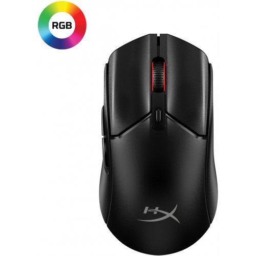 Купити Миша HyperX Pulsefire Haste 2 Core Wireless (8R2E6AA) Black - ціна в Києві, Львові, Вінниці, Хмельницькому, Франківську, Україні | інтернет-магазин TELEMART.UA фото